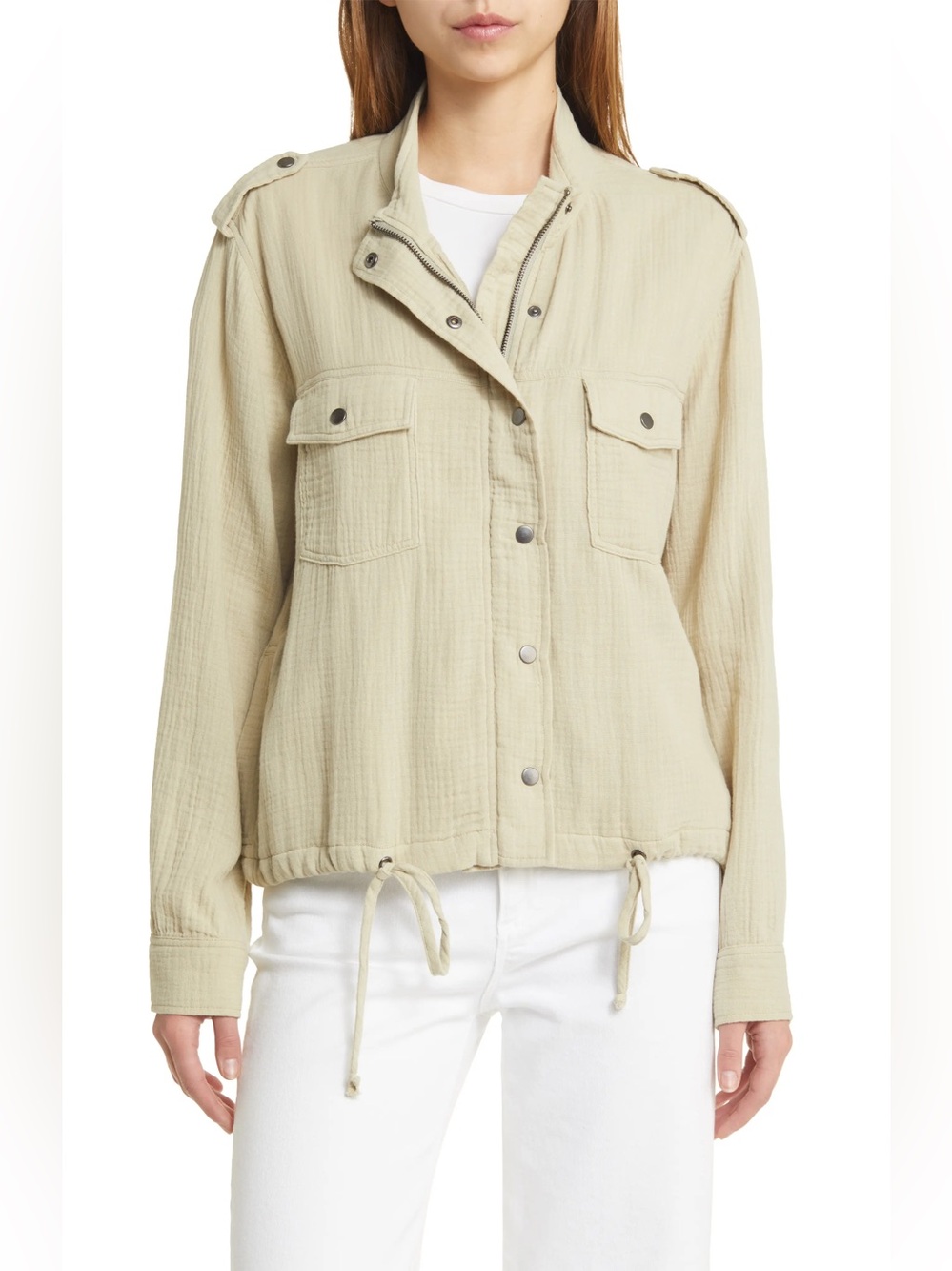 Rails Organic Cotton Collins Military Jacket Size M